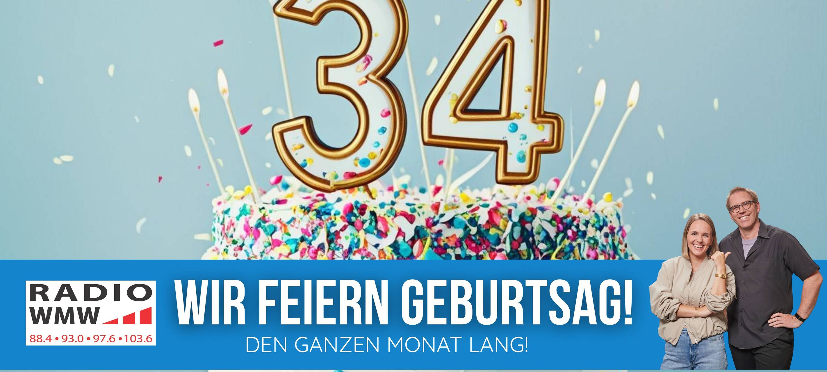 Der große Radio WMW Geburtstagsmonat