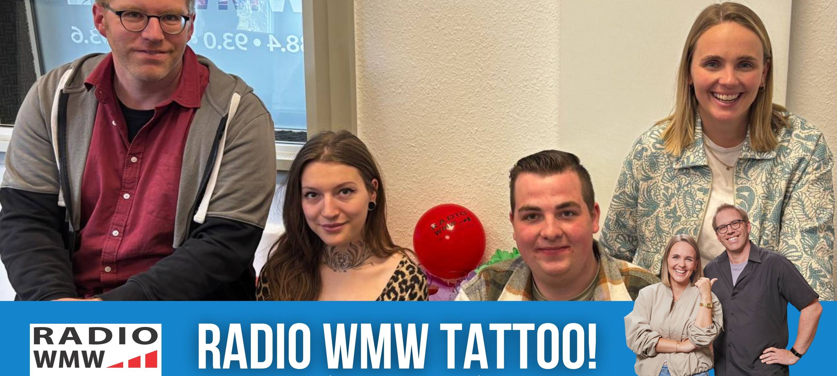 RADIO WMW Tattoo bei uns im Studio!