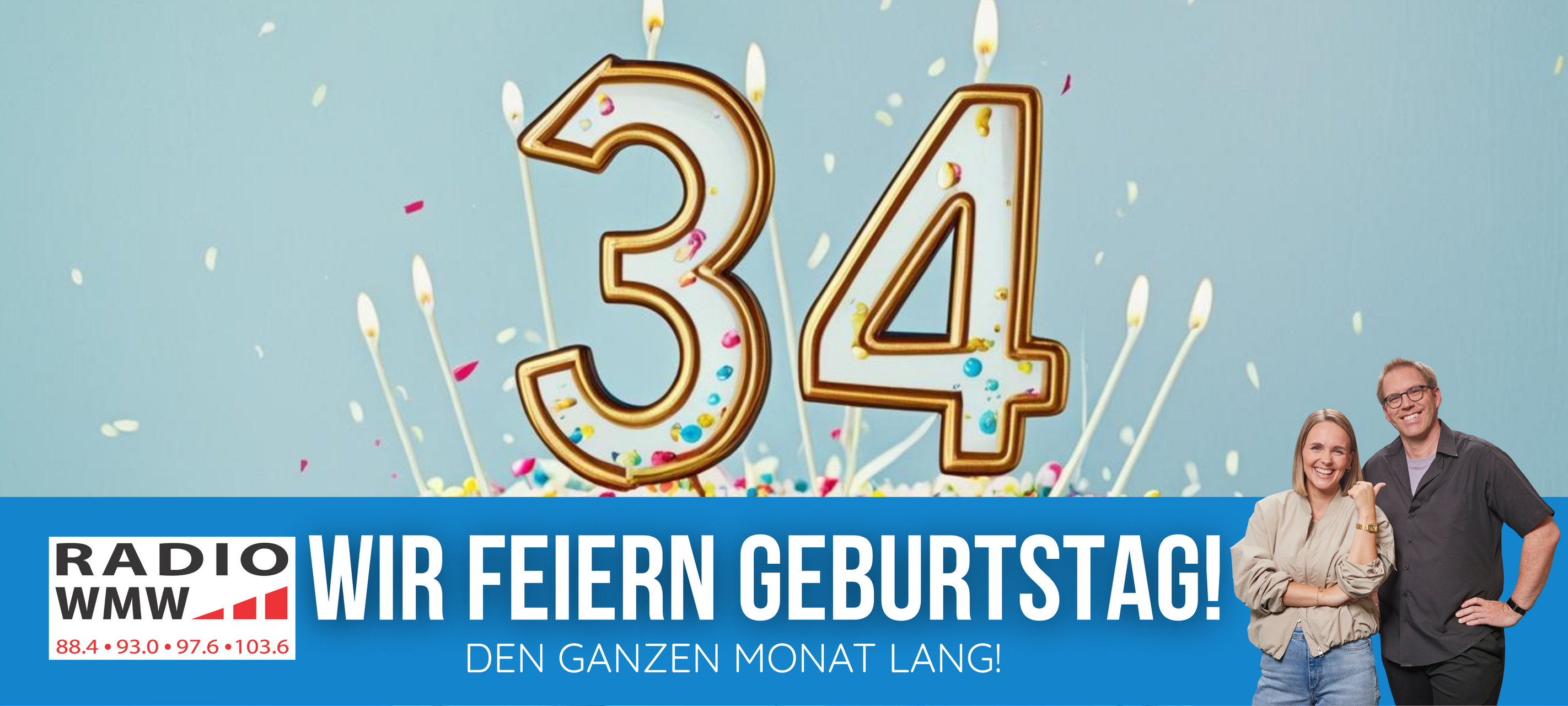 Der große RADIO WMW Geburtstagsmonat